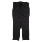 DICKIES Womens Trousers Black Regular Straight W36 L31