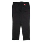 DICKIES Womens Trousers Black Regular Straight W36 L31