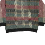 TOMMY HILFIGER Mens Multi Colour Patterned Jumper Crew Neck Basic Knit 2XL