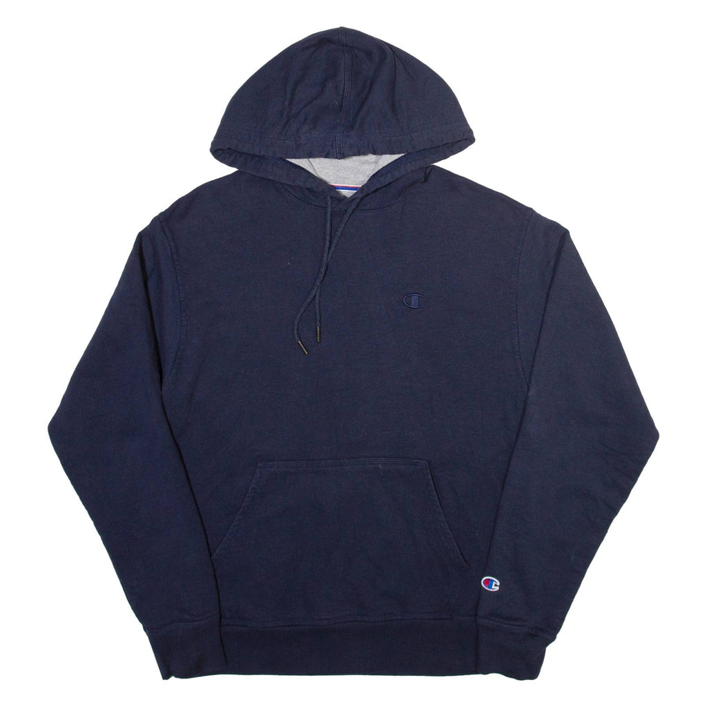 CHAMPION Mens Blue Hoodie M