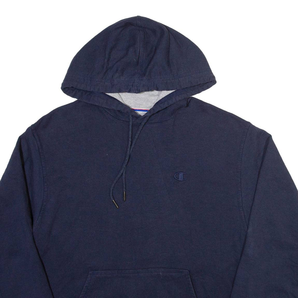 CHAMPION Mens Blue Hoodie M