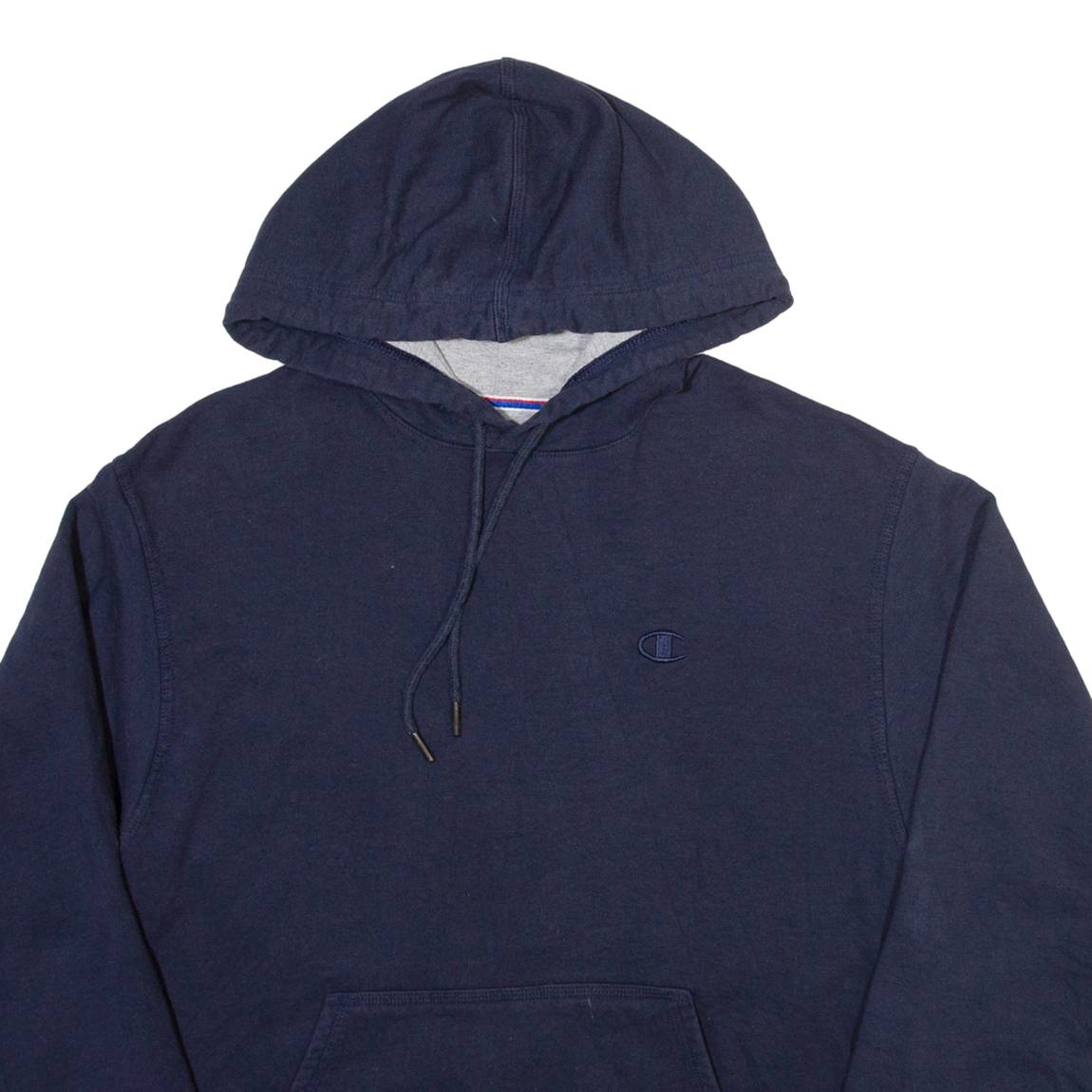 CHAMPION Mens Blue Hoodie M
