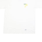 JOSTENS Mens White Graphic T-Shirt XL Short Sleeve Crew Neck Cotton Blend