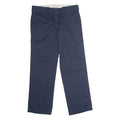 DICKIES Workwear Mens Twill Trousers Blue Slim Straight W32 L30