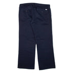 CARHARTT Womens Trousers Blue Relaxed Straight W35 L27