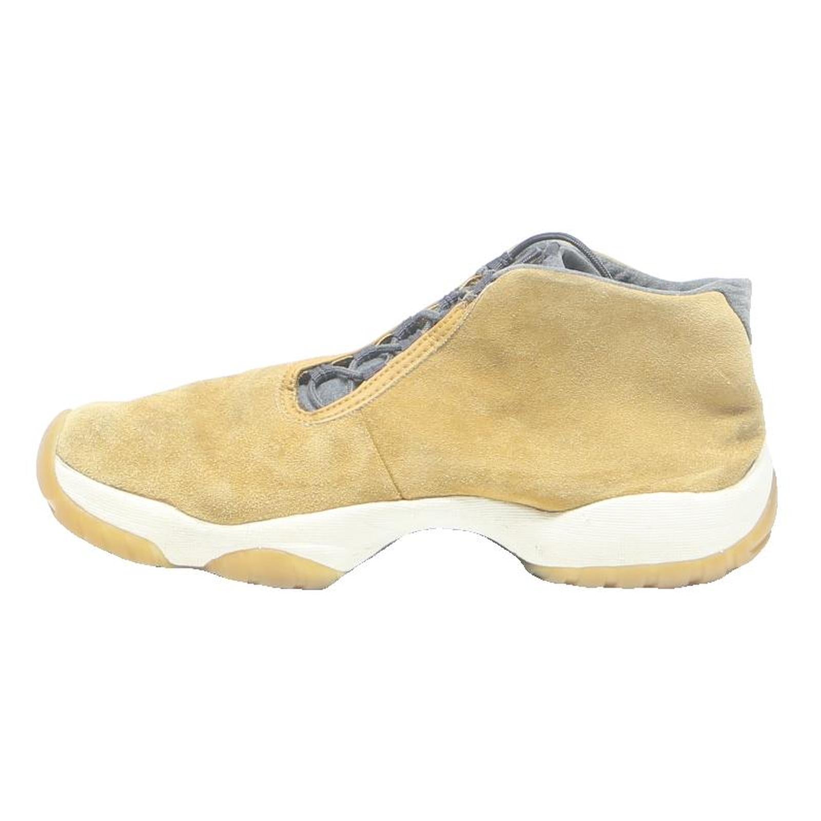 AIR JORDAN Future Mens Suede Low Top Trainers Beige UK 8.5 Classic Design