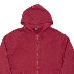 Womens Maroon Hoodie Full Zip XL