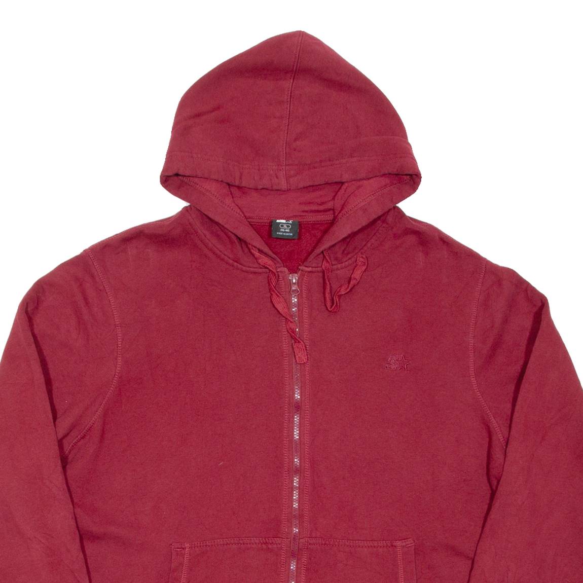 Womens Maroon Hoodie Full Zip XL