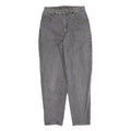 Grey Womens Regular Fit Straight Denim Cotton Blend Jeans W28 L30 Classic Casual