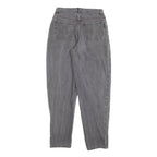 Grey Womens Regular Fit Straight Denim Cotton Blend Jeans W28 L30 Classic Casual