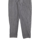 Grey Womens Regular Fit Straight Denim Cotton Blend Jeans W28 L30 Classic Casual