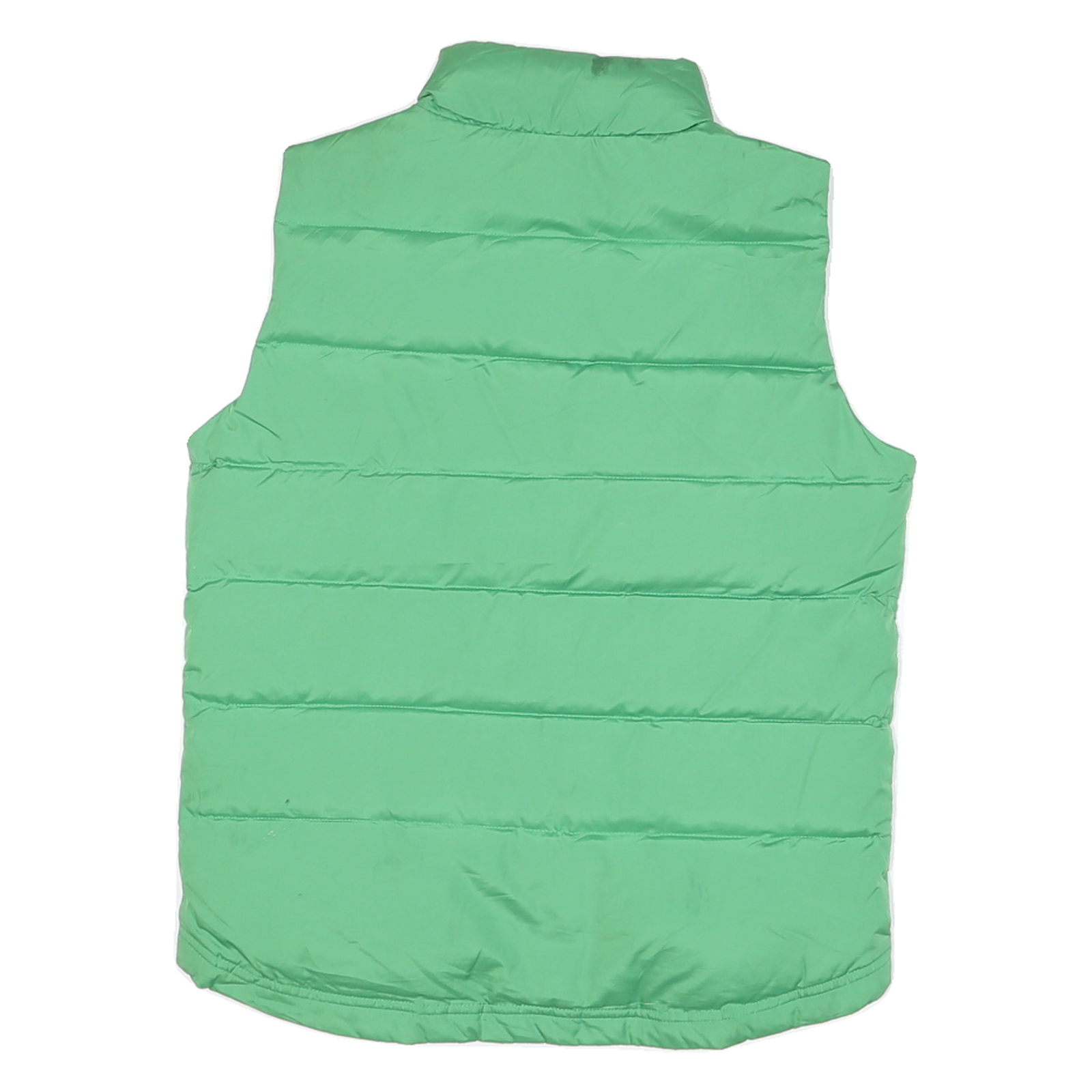 AMERICAN EAGLE Womens Green Sleeveless Zip Jacket S Polyester Blend Puffer Vest