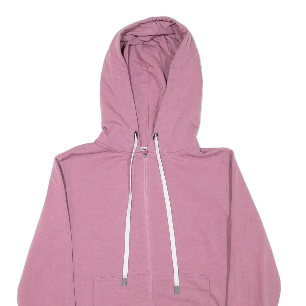 NAUTICA Mens Pink Hoodie Full Zip M