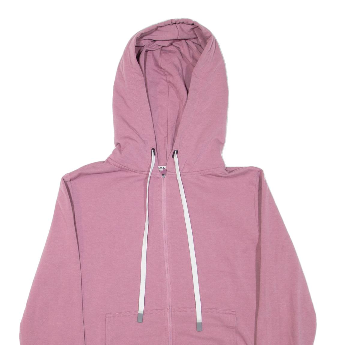 NAUTICA Mens Pink Hoodie Full Zip M