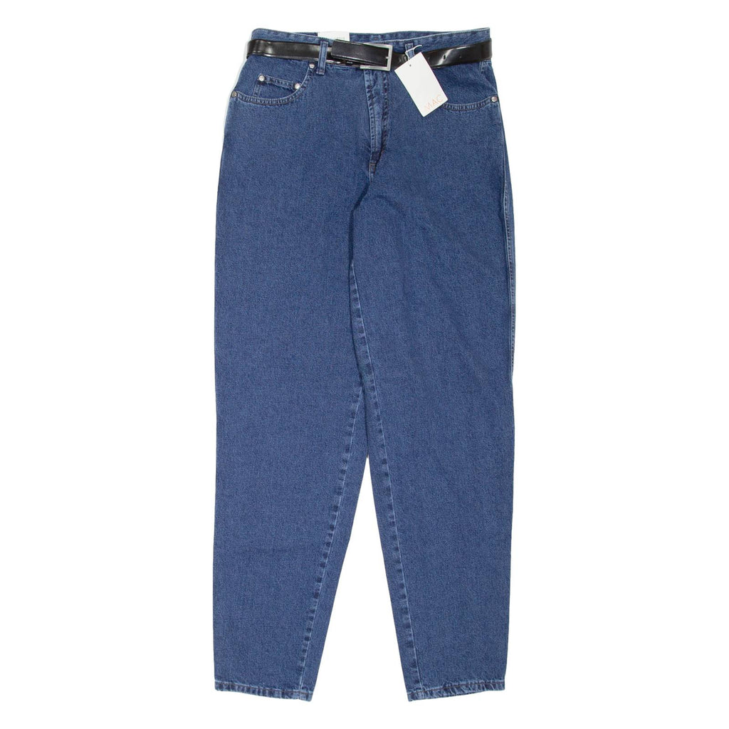 MAC Jessy Belted Womens Jeans Blue Regular Mom W30 L32
