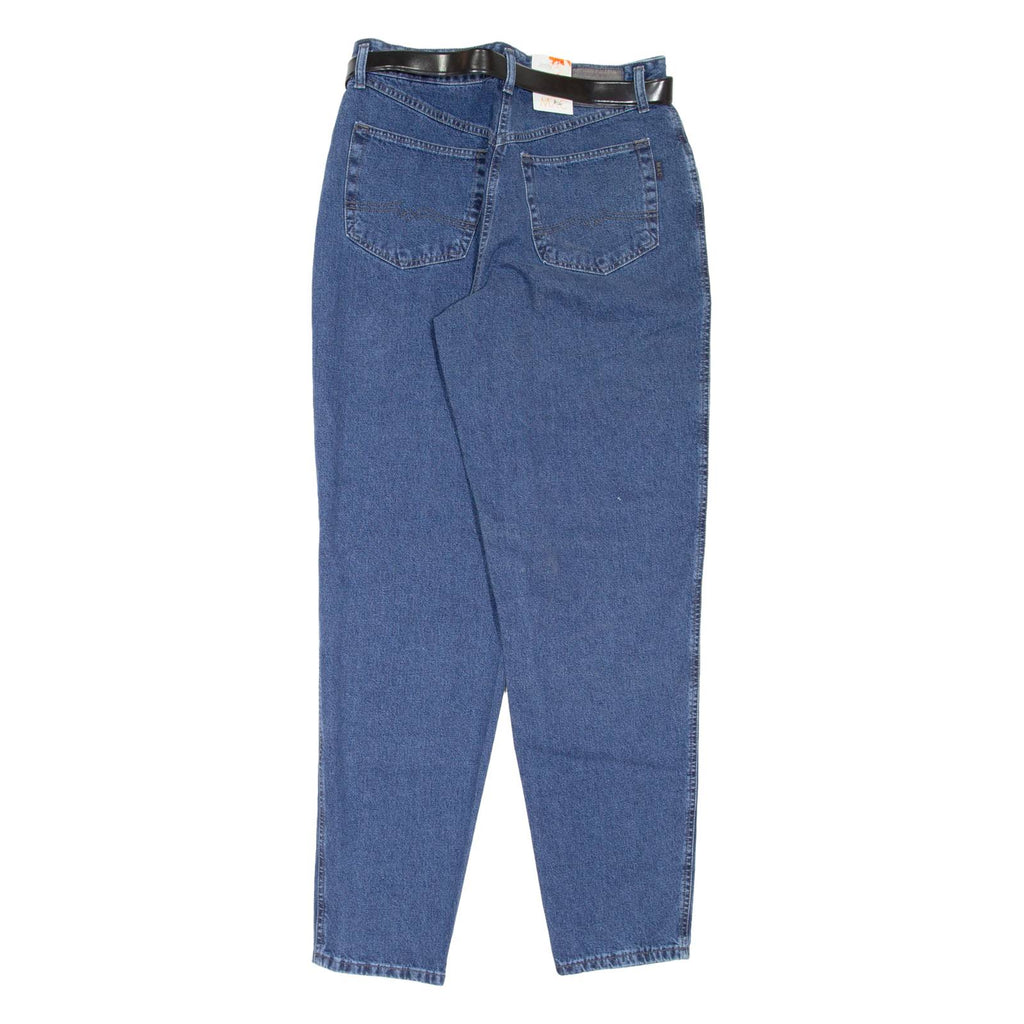 MAC Jessy Belted Womens Jeans Blue Regular Mom W30 L32