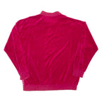 Velvet Womens Polo Shirt Pink Long Sleeve L