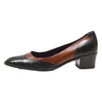 BRUNO MAGLI Brogue Pump Heels Brown Leather Womens UK 5.5