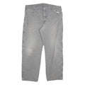 DICKIES Mens Jeans Grey Regular Straight Denim Medium W40 L30 Workwear Utility