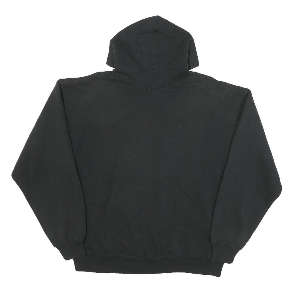 RUSSELL ATHLETIC Mens Black Priest River Athletics Pullover Hoodie XL