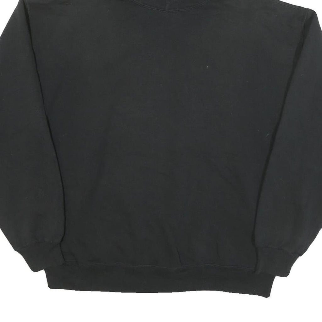 RUSSELL ATHLETIC Mens Black Priest River Athletics Pullover Hoodie XL