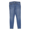 TRUE RELIGION Womens Slim Blue Denim W32 L29 Zip Skinny Stretch Jeans