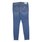 TRUE RELIGION Womens Slim Blue Denim W32 L29 Zip Skinny Stretch Jeans