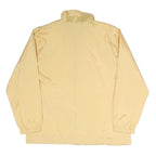 AUTHENTIC KLEIN Womens Yellow Animal Print Zip Jacket M Polyester Blend