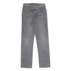 LEVI'S 505 Mens Jeans Blue Regular Straight Denim Medium W30 L32 Zip Cotton