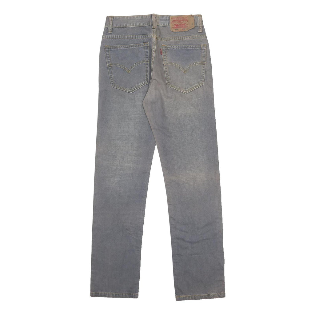 LEVI'S 505 Mens Jeans Blue Regular Straight Denim Medium W30 L32 Zip Cotton