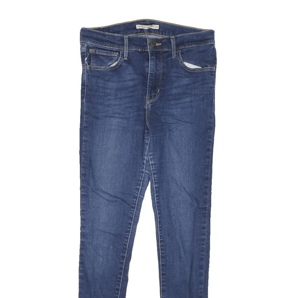 LEVI'S 720 Womens Jeans Blue Slim Skinny Denim Medium Wash W28 L28 Stretch