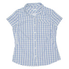 COLUMBIA Womens Shirt Blue Check L