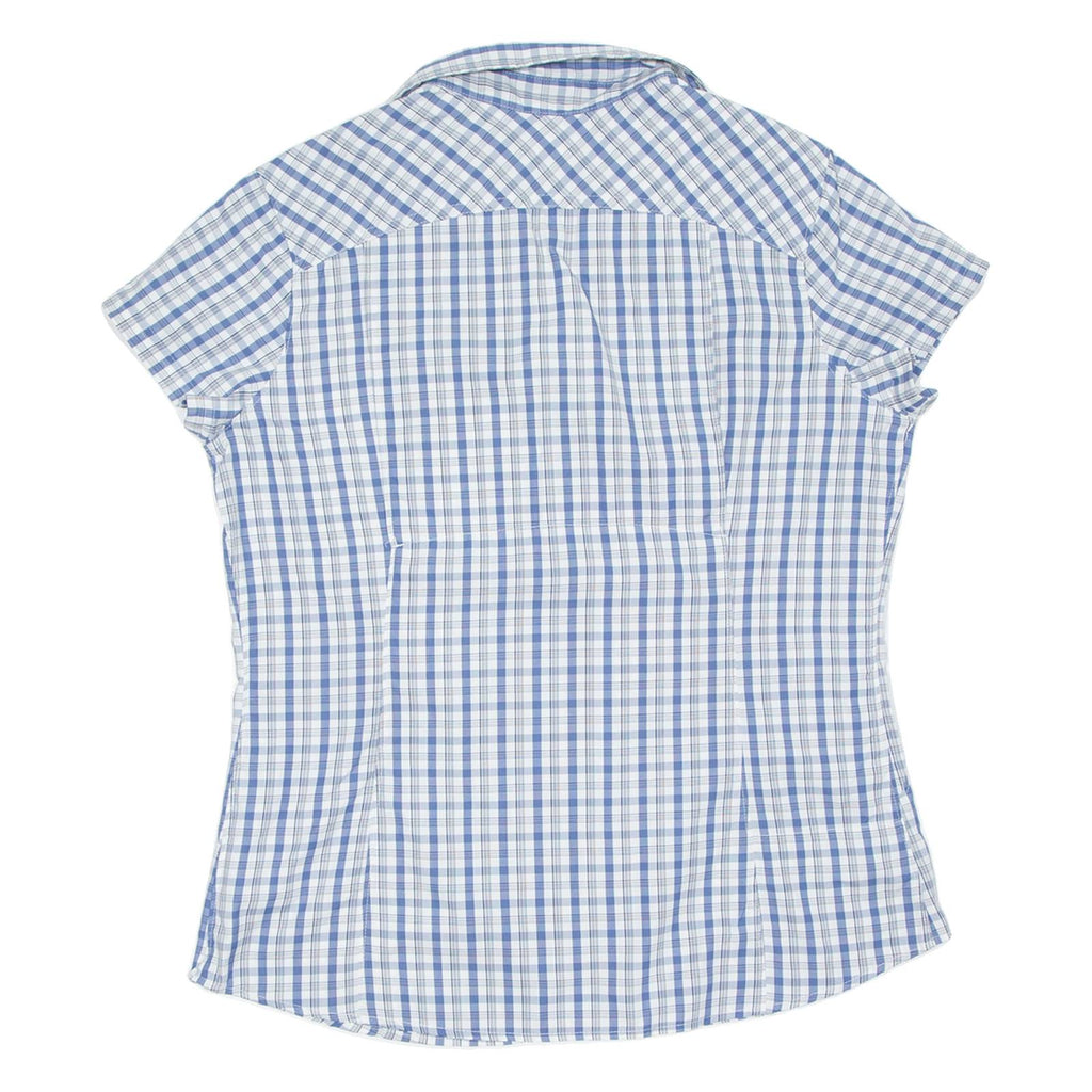 COLUMBIA Womens Shirt Blue Check L