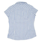 COLUMBIA Womens Shirt Blue Check L