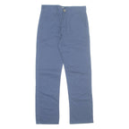 KANGOL Chino Mens Trousers Blue Regular Tapered W26 L26