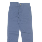 KANGOL Chino Mens Trousers Blue Regular Tapered W26 L26