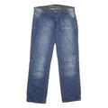 G-STAR Mens Jeans Blue Regular Straight Denim Medium W34 L32 96 Patch