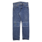 LEVI'S 501 Mens Jeans Blue Regular Straight Denim Medium W30 L30 Classic Button