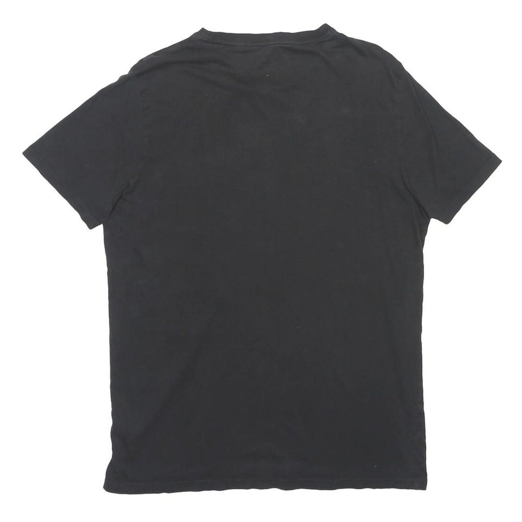 PUMA Mens Black Graphic T-Shirt M Short Sleeve Crew Neck Casual Cotton Blend
