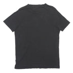PUMA Mens Black Graphic T-Shirt M Short Sleeve Crew Neck Casual Cotton Blend