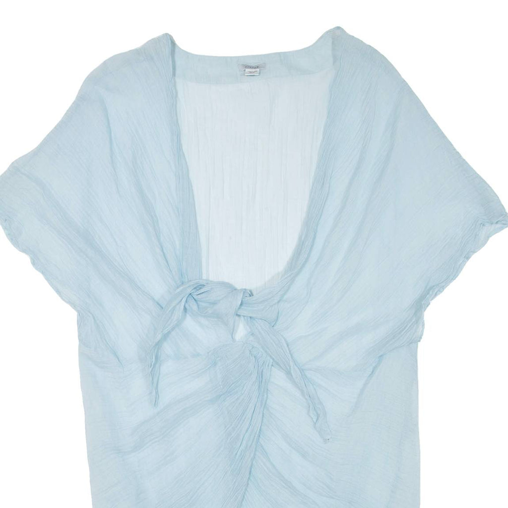JIGSAW Womens Day Dress Blue Short Sleeve Short L