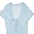 JIGSAW Womens Day Dress Blue Short Sleeve Short L