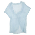 JIGSAW Womens Day Dress Blue Short Sleeve Short L