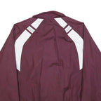 ADIDAS Mens Maroon & White Softball Team Zip Jacket S Polyester Blend Sportswear