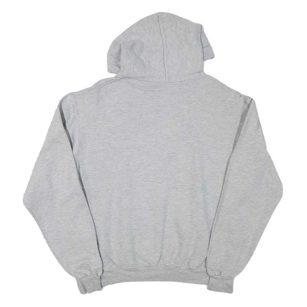 CHAMPION Mens Grey Franklin Volleyball Pullover Hoodie L Sports Logo Sweatshirt