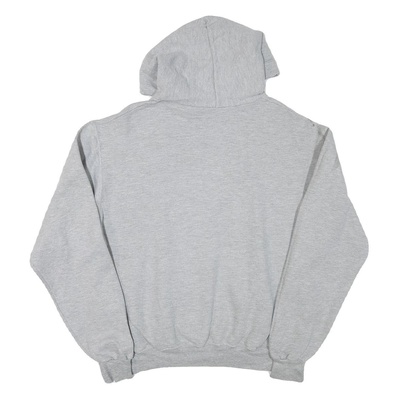 CHAMPION Mens Grey Franklin Volleyball Pullover Hoodie L Sports Logo Sweatshirt