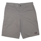DICKIES Mens Shorts Grey Casual XL W40 Polyester Blend Workwear