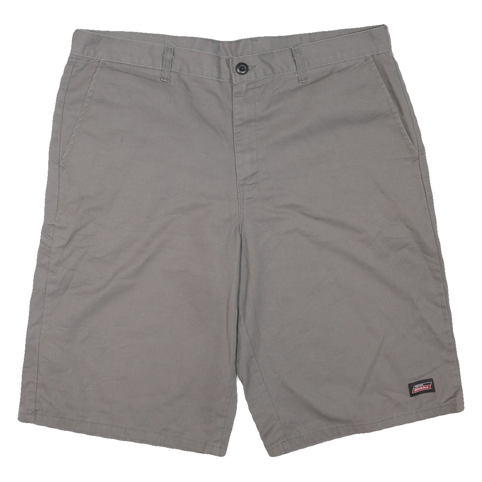 DICKIES Mens Shorts Grey Casual XL W40 Polyester Blend Workwear