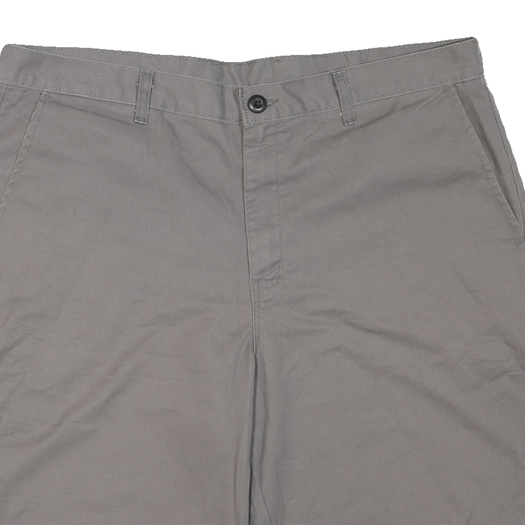 DICKIES Mens Shorts Grey Casual XL W40 Polyester Blend Workwear