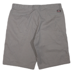 DICKIES Mens Shorts Grey Casual XL W40 Polyester Blend Workwear